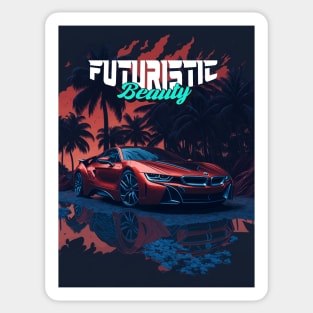 Futuristic Beauty Sticker